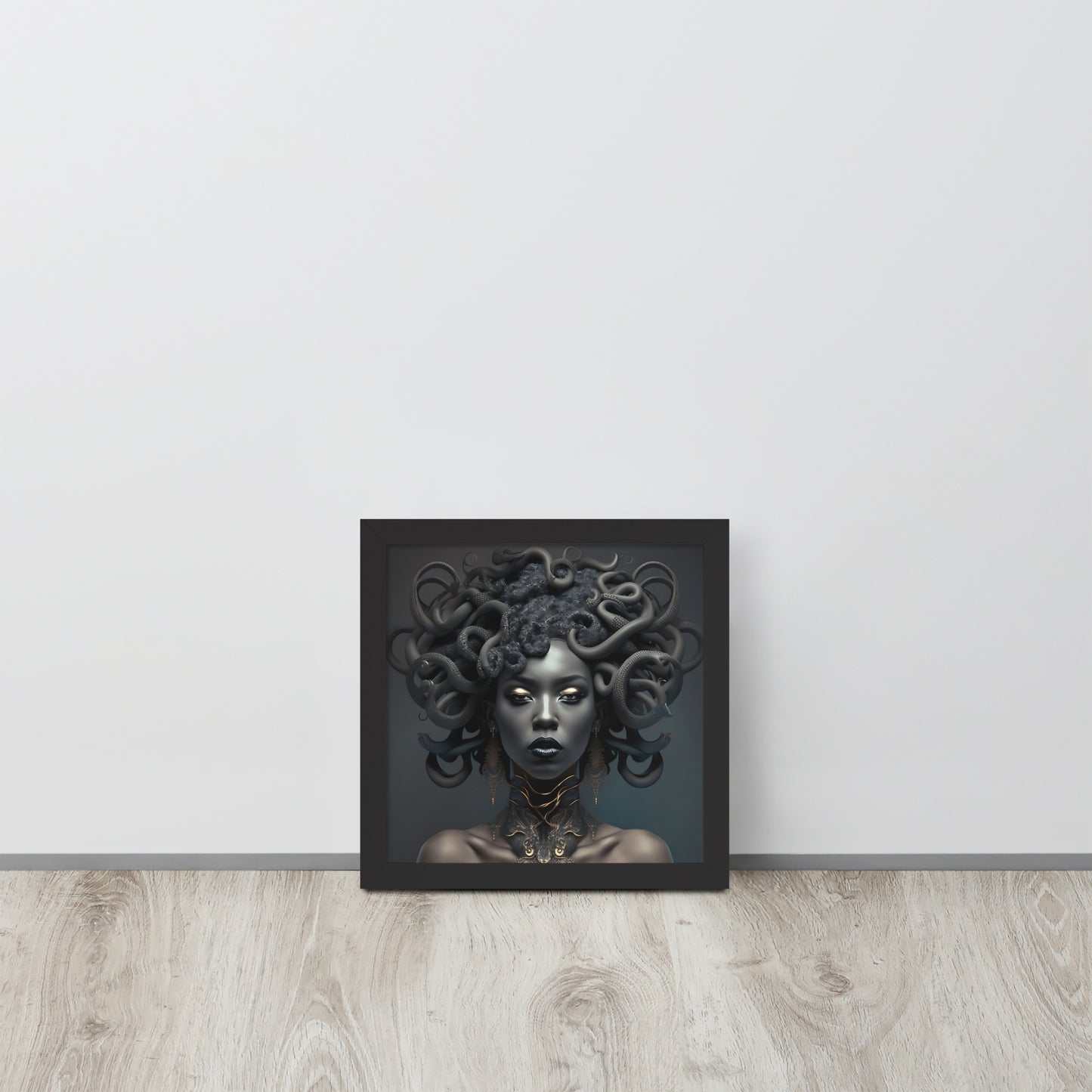 Black Madusa Framed poster