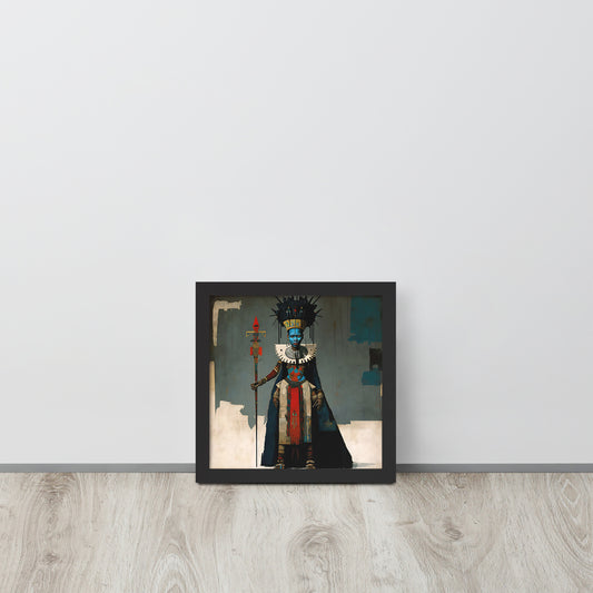 The Abstract Queen Framed poster