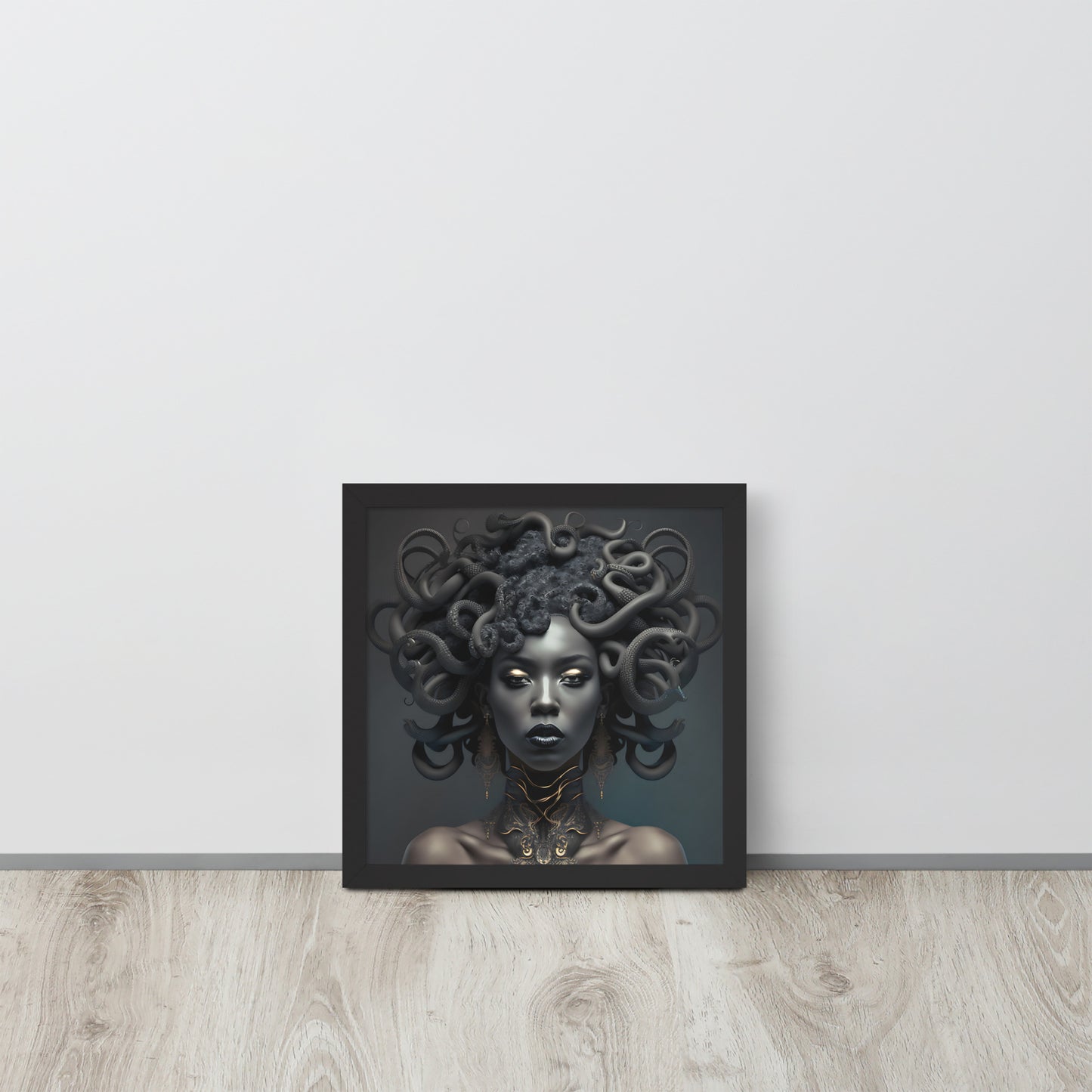 Black Madusa Framed poster