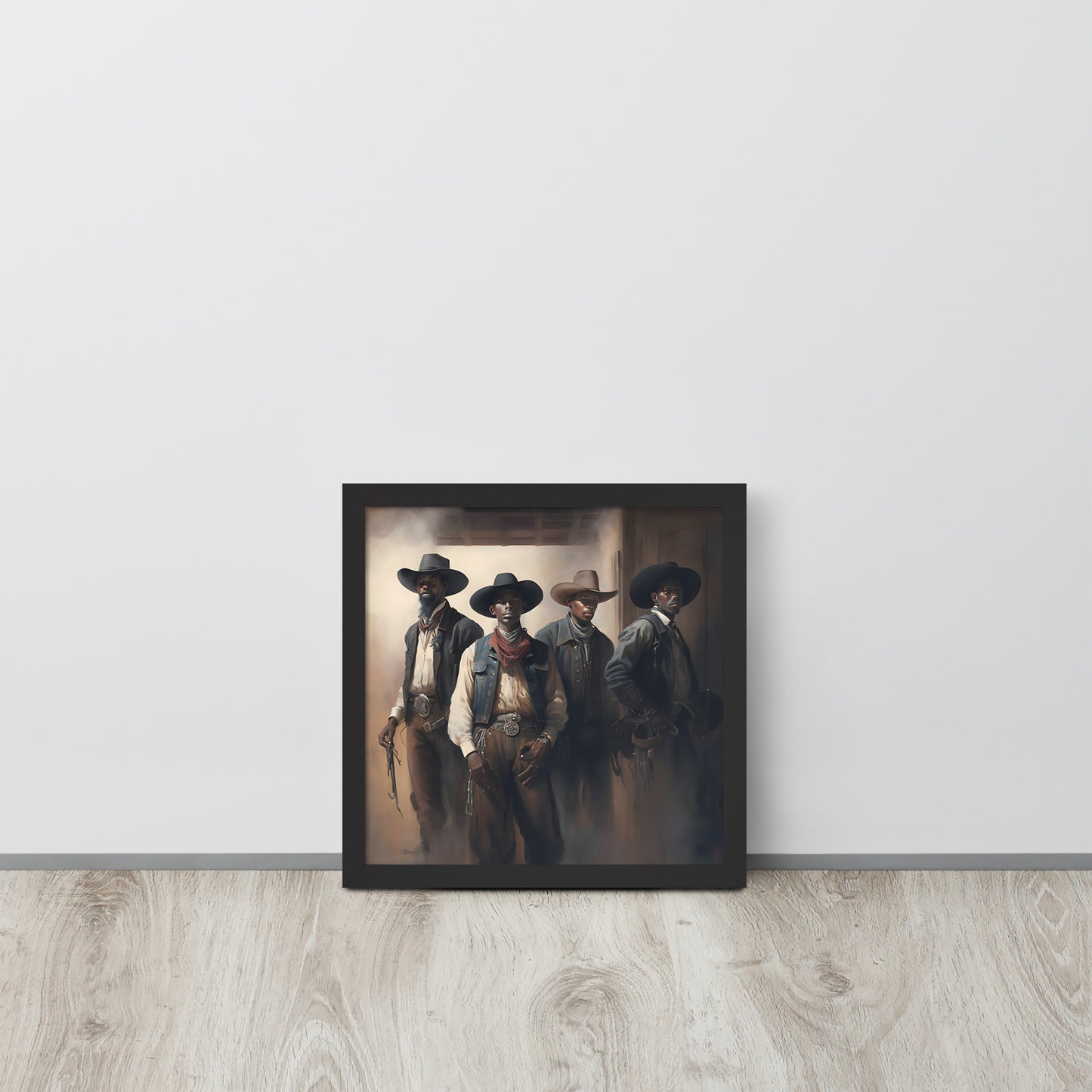 Black Cowboys Framed poster