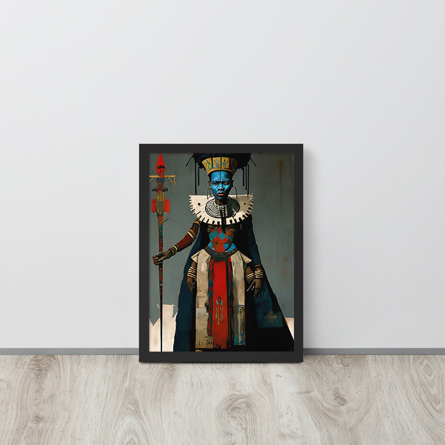 The Abstract Queen Framed poster