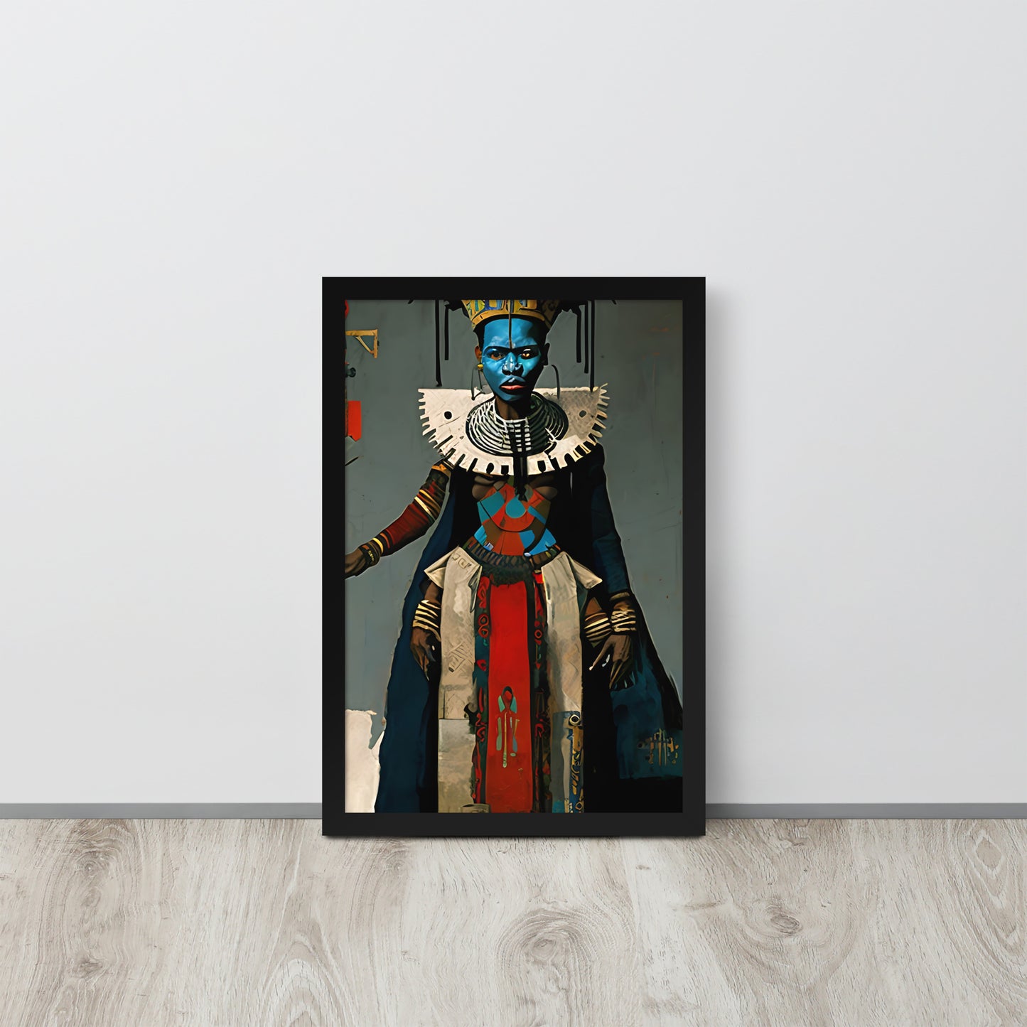 The Abstract Queen Framed poster