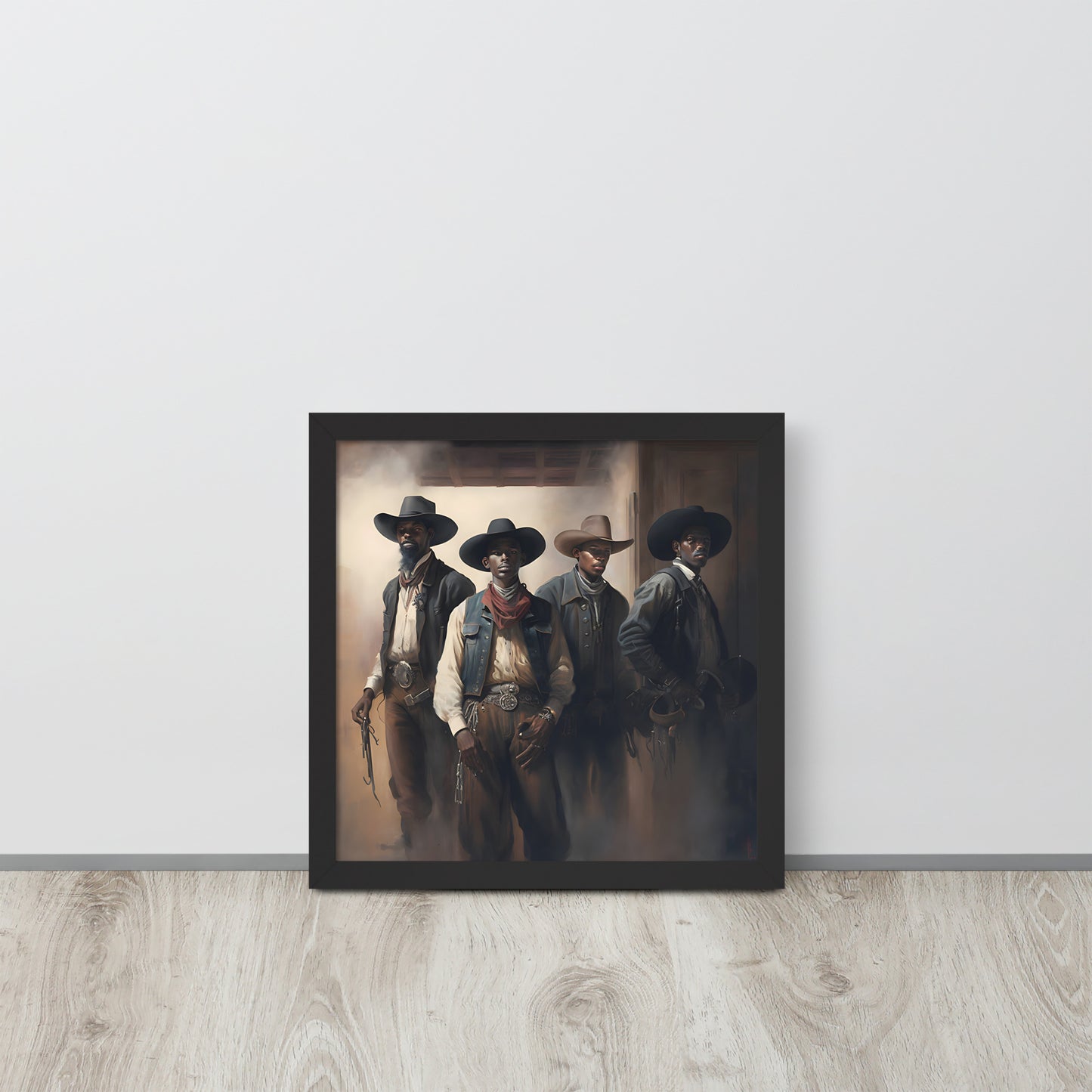 Black Cowboys Framed poster