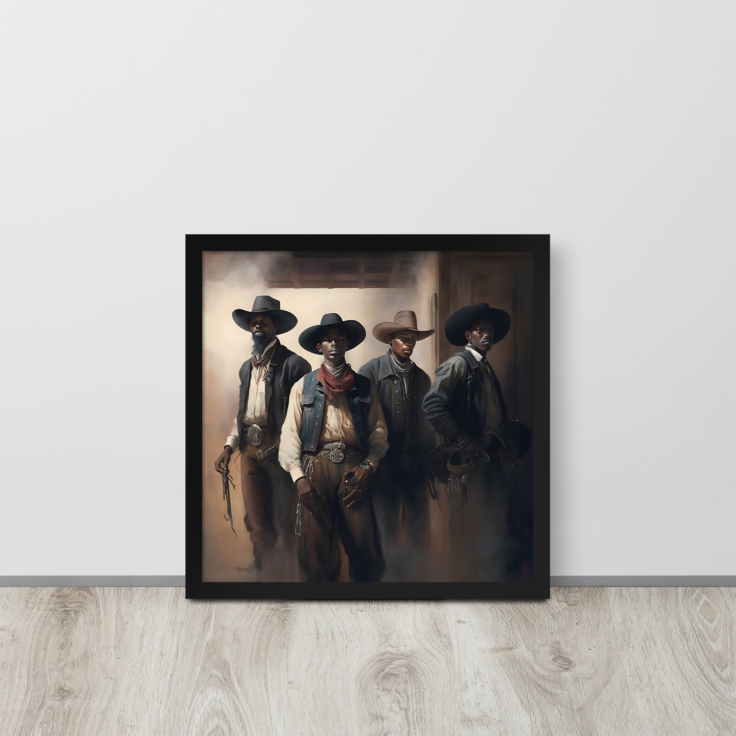 Black Cowboys Framed poster