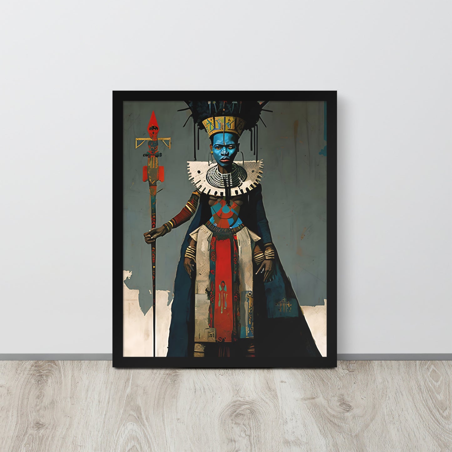 The Abstract Queen Framed poster