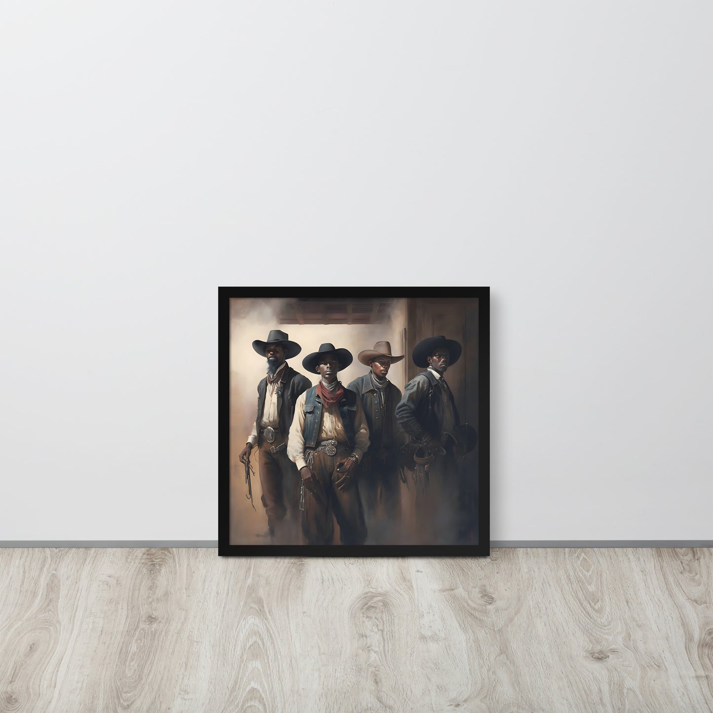 Black Cowboys Framed poster