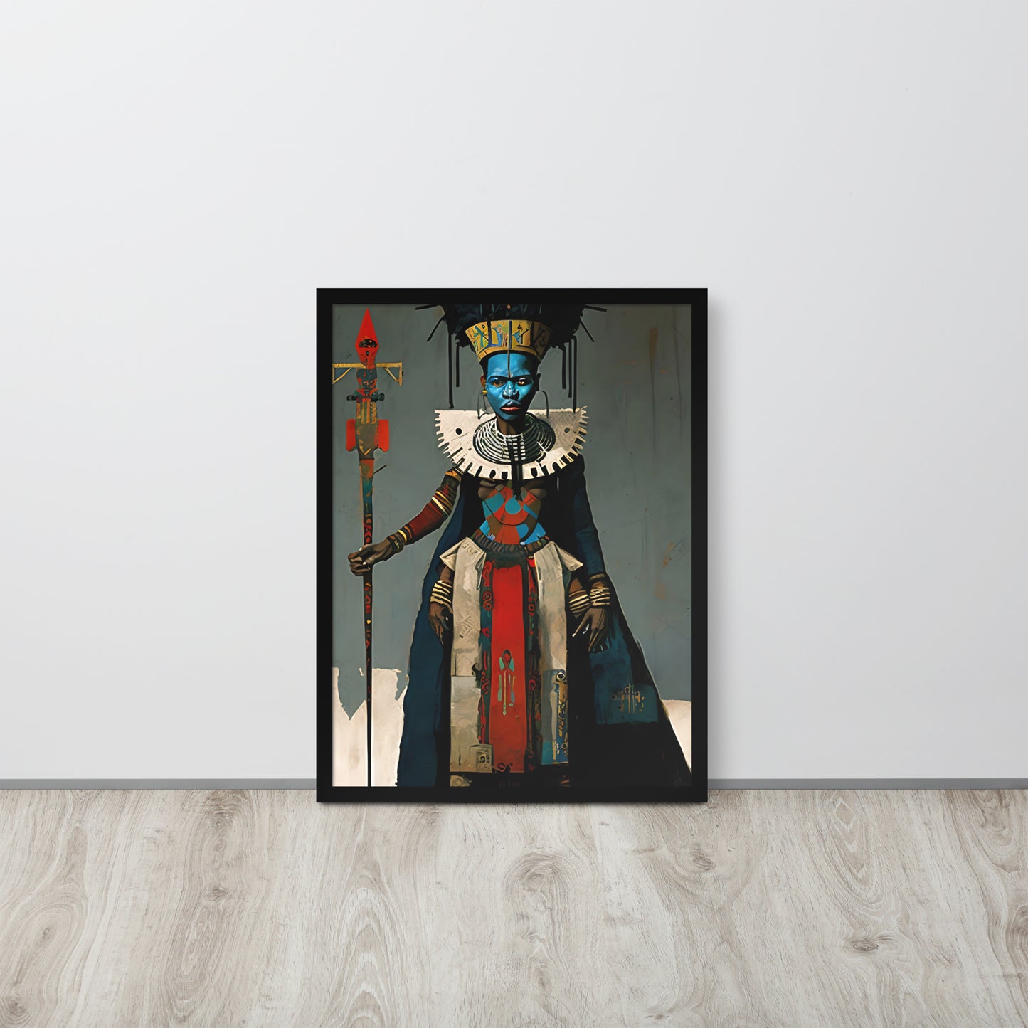 The Abstract Queen Framed poster