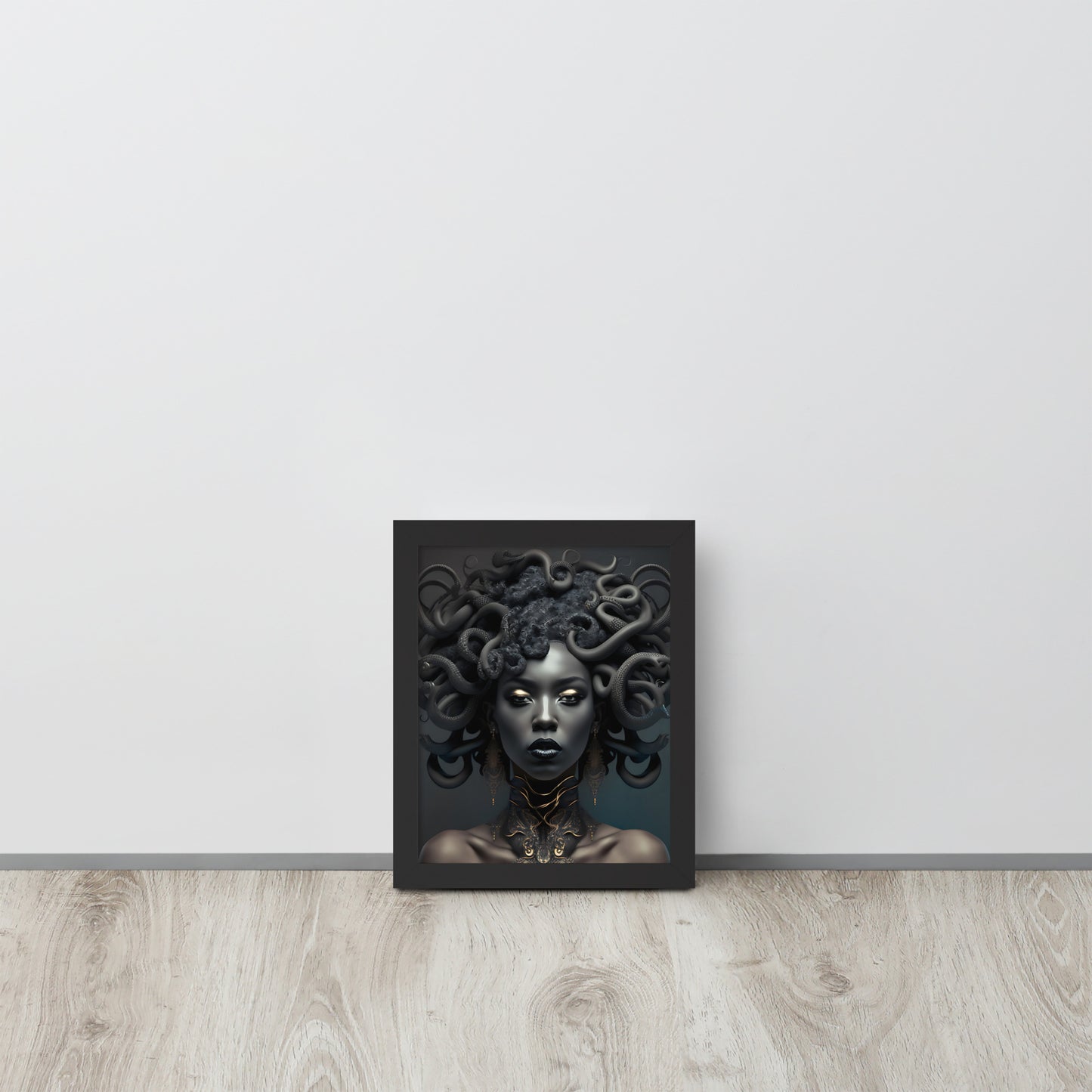 Black Madusa Framed poster