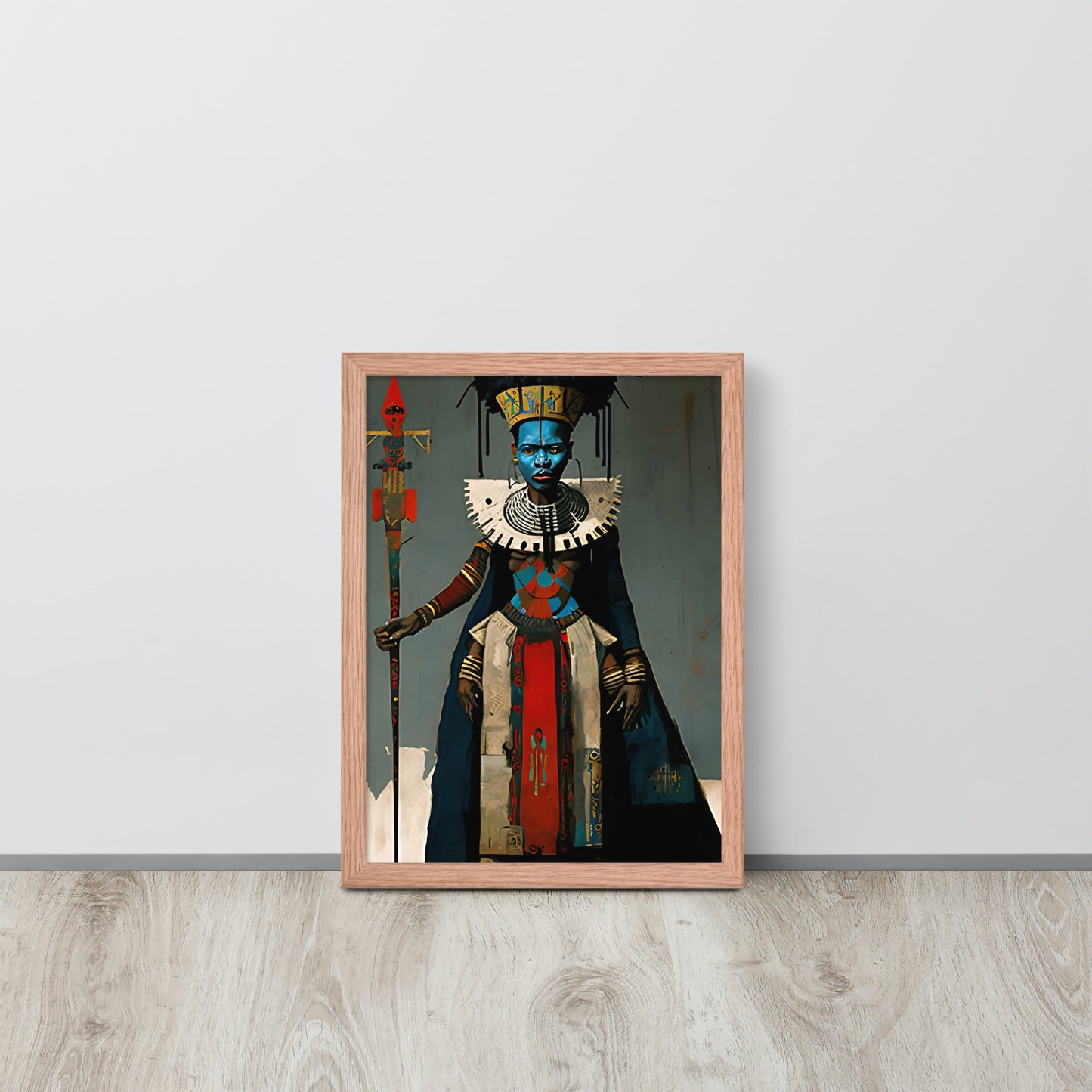 The Abstract Queen Framed poster