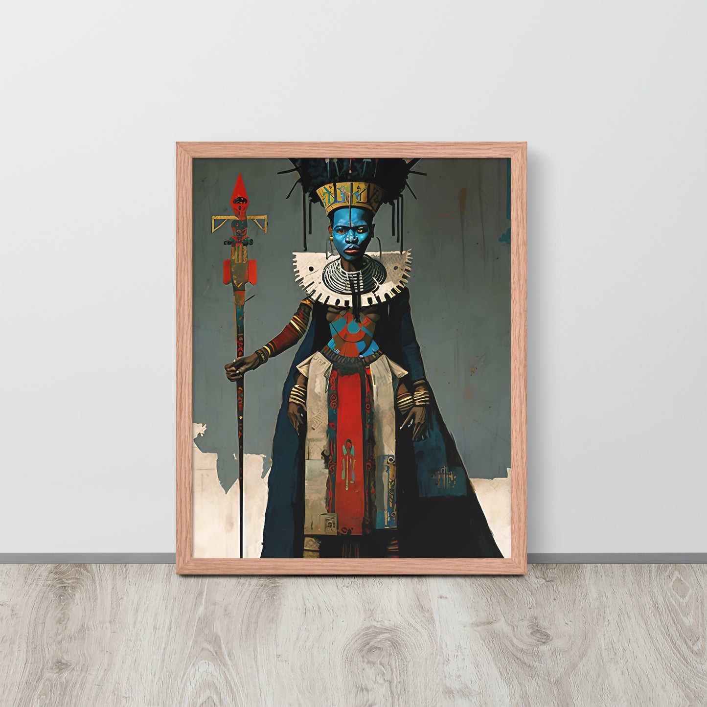 The Abstract Queen Framed poster