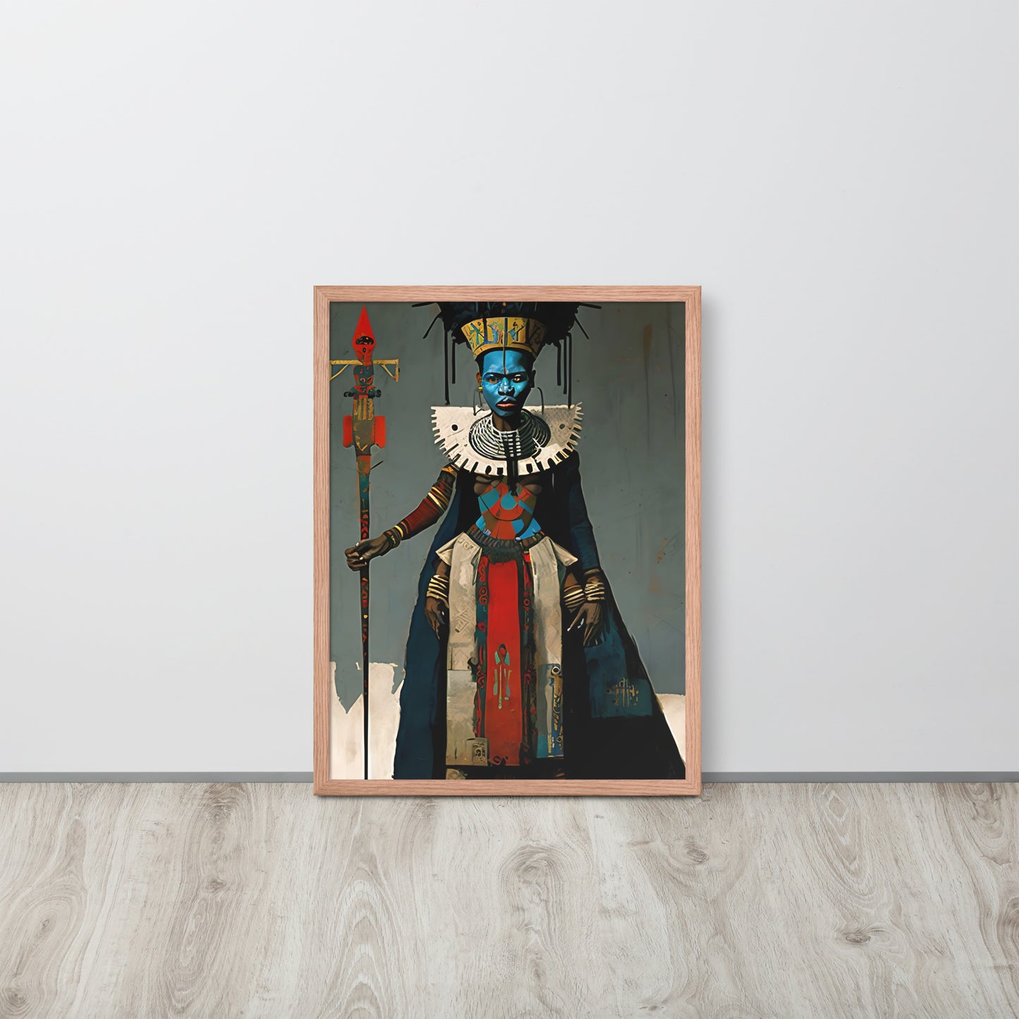 The Abstract Queen Framed poster